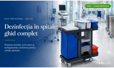 Dezinfecția în spitale: ghid Ordinul MS 1761/2021